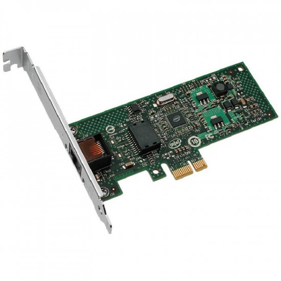 Intel Gigabit CT Desktop Adapter, 1GB CT port, Ethernet, 10/100/1000Base-T, PCI-E v1.1x2.5 (Low Profile and Full Height brackets included) Intel Gigabit CT Desktop Adapter, 1GB CT port, Ethernet, 10/100/1000Base-T, PCI-E v1.1x2.5 (Low Profile and Full Height brackets included)