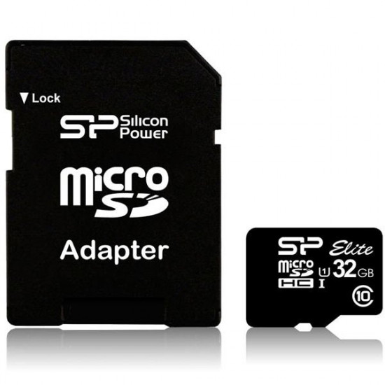 32GB microSDHC UHS-I,SDR 50 mode ,with adapter with SP logo,retail 32GB microSDHC UHS-I,SDR 50 mode ,with adapter with SP logo,retail