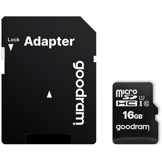 GOODRAM 16GB MicroSDHC with adapter GOODRAM 16GB MicroSDHC with adapter