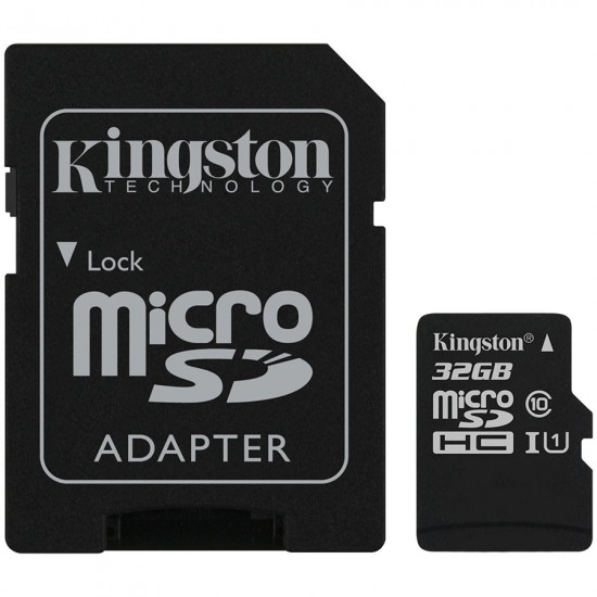 Kingston 32GB microSDHC Canvas Select Plus 100R A1 C10 Card + ADP EAN: 740617298680 Kingston 32GB microSDHC Canvas Select Plus 100R A1 C10 Card + ADP EAN: 740617298680