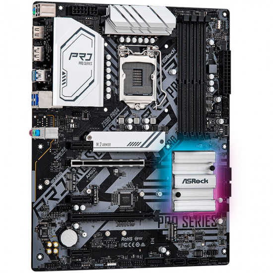 ASROCK Main Board Desktop Z590 chipset (S1200, 4x DDR4, 2x PCIe x16, 3x PCIe x1, 6x SATA3, 2x M.2, 4x USB3.0, 2x USB2.0, GLAN, 1x HDMI, 1x DP) ATX. ASROCK Main Board Desktop Z590 chipset (S1200, 4x DDR4, 2x PCIe x16, 3x PCIe x1, 6x SATA3, 2x M.2, 4x USB3.0, 2x USB2.0, GLAN, 1x HDMI, 1x DP) ATX.
