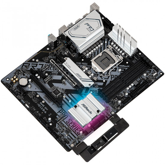 ASROCK Main Board Desktop Z590 chipset (S1200, 4x DDR4, 2x PCIe x16, 3x PCIe x1, 6x SATA3, 2x M.2, 4x USB3.0, 2x USB2.0, GLAN, 1x HDMI, 1x DP) ATX. ASROCK Main Board Desktop Z590 chipset (S1200, 4x DDR4, 2x PCIe x16, 3x PCIe x1, 6x SATA3, 2x M.2, 4x USB3.0, 2x USB2.0, GLAN, 1x HDMI, 1x DP) ATX.