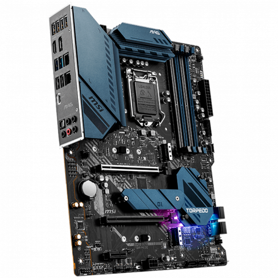 MSI MAG B560 TORPEDO, ATX, Socket 1200, Dual Channel DDR4 5066(OC)MHz, 2x PCIe x16 slots, 3x M.2 slots, 1x HDMI, 1x DP, 5x USB 3.2, 4x USB 2.0, Type-C, 7.1 HD Audio, 2.5Gbps+1Gbps LAN