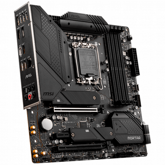 MSI MAG B660M MORTAR DDR4, mATX, Socket 1700, Dual Channel DDR4 4800(OC)MHz, 2x PCIe x16 slots, 2x M.2 slots, 1x HDMI, 1x DP, 1x USB 3.2 Gen2x2, 3x USB 3.2 Gen 2, 4x USB 2.0 ports, Type-C, 7.1 HD Audio, 2.5Gbps LAN, 3Y MSI MAG B660M MORTAR DDR4, mATX, Socket 1700, Dual Channel DDR4 4800(OC)MHz, 2x PCIe x16 slots, 2x M.2 slots, 1x HDMI, 1x DP, 1x USB 3.2 Gen2x2, 3x USB 3.2 Gen 2, 4x USB 2.0 ports, Type-C, 7.1 HD Audio, 2.5Gbps LAN, 3Y
