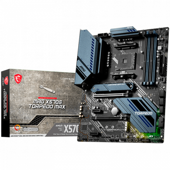 MSI MAG X570S TORPEDO MAX, ATX, Socket AM4, Dual Channel DDR4 5100(OC)MHz, 2x PCIe x16 slots, 2x M.2 slots, 1x HDMI, 6x USB 3.2, 2x USB 2.0, Type-C, 7.1 HD Audio, 2.5Gbps+1Gbps LAN MSI MAG X570S TORPEDO MAX, ATX, Socket AM4, Dual Channel DDR4 5100(OC)MHz, 2x PCIe x16 slots, 2x M.2 slots, 1x HDMI, 6x USB 3.2, 2x USB 2.0, Type-C, 7.1 HD Audio, 2.5Gbps+1Gbps LAN