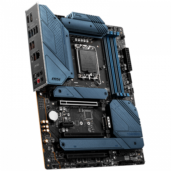 MSI MAG Z690 TORPEDO, ATX, Socket 1700, Dual Channel DDR5 6400(OC)MHz, 3x PCIe x16 slots, 4x M.2 slots, 1x HDMI, 1x DP, 1x USB3.2 Gen2x2, 3x USB 3.2 Gen 2, 2x USB 3.2 Gen 1, 2x USB 2.0, Type-C, 7.1 HD Audio, 2.5Gbps LAN, 3Y MSI MAG Z690 TORPEDO, ATX, Socket 1700, Dual Channel DDR5 6400(OC)MHz, 3x PCIe x16 slots, 4x M.2 slots, 1x HDMI, 1x DP, 1x USB3.2 Gen2x2, 3x USB 3.2 Gen 2, 2x USB 3.2 Gen 1, 2x USB 2.0, Type-C, 7.1 HD Audio, 2.5Gbps LAN, 3Y