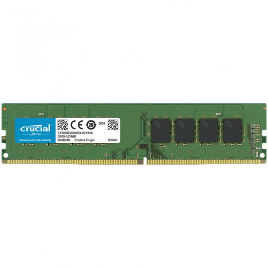 Памет CRUCIAL 8GB DDR4-2666 UDIMM CL19 (4Gbit/8Gbit/16Gbit) Памет CRUCIAL 8GB DDR4-2666 UDIMM CL19 (4Gbit/8Gbit/16Gbit)