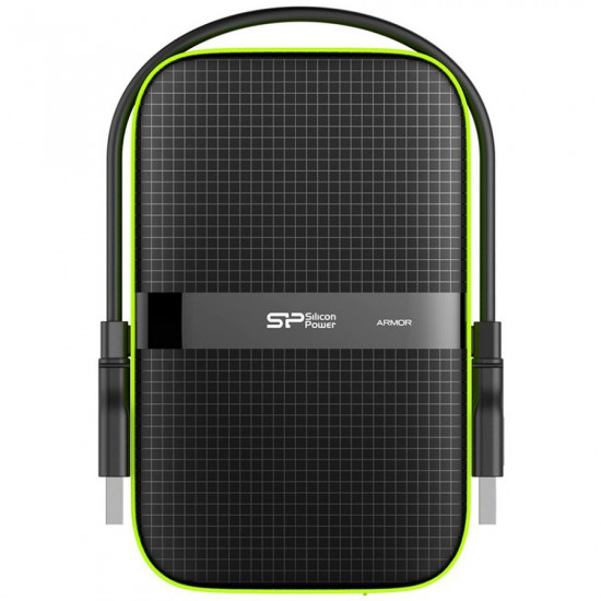 SILICON POWER (Portable Hard Disk) 2TB, PHD, Armor A60 Black SILICON POWER (Portable Hard Disk) 2TB, PHD, Armor A60 Black