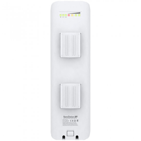 Ubiquiti NanoStation NSM2, 2.4 GHz, 150+ Mbps, range 13+ km, 11.2 dBi, Pole Mounting kit included, Power method - Passive Power over Ethernet,airMAX,EU Ubiquiti NanoStation NSM2, 2.4 GHz, 150+ Mbps, range 13+ km, 11.2 dBi, Pole Mounting kit included, Power method - Passive Power over Ethernet,airMAX,EU