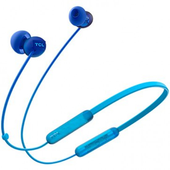 Слушалки TCL Neckband (in-ear) Bluetooth Headset, Frequency of response: 10-23K, Sensitivity: 104 dB, Driver Size: 8.6mm, Impedence: 28 Ohm, Acoustic system: closed, Max power input: 25mW, Connectivity type: Bluetooth only (BT 5.0), Color Ocean Blue Слушалки TCL Neckband (in-ear) Bluetooth Headset, Frequency of response: 10-23K, Sensitivity: 104 dB, Driver Size: 8.6mm, Impedence: 28 Ohm, Acoustic system: closed, Max power input: 25mW, Connectivity type: Bluetooth only (BT 5.0), Color Ocean Blue