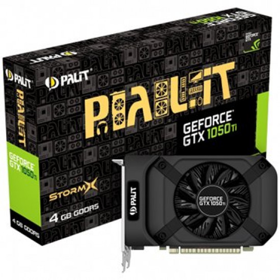 Видео карта VC Palit nVidia GTX1050Ti StormX 4096MB 128BIT, Dual DVI+HDMI+DP part N #NE5105001841 Видео карта VC Palit nVidia GTX1050Ti StormX 4096MB 128BIT, Dual DVI+HDMI+DP part N #NE5105001841