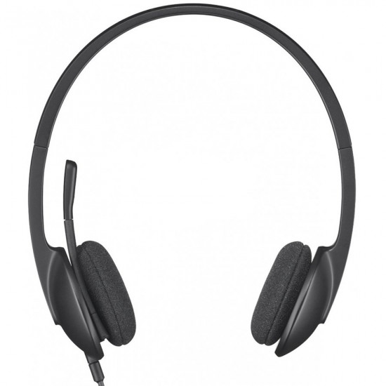 Слушалки LOGITECH Corded USB Headset H340 - EMEA - BLACK Слушалки LOGITECH Corded USB Headset H340 - EMEA - BLACK
