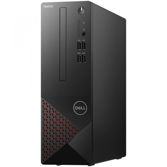 Компютър Dell Vostro Desktop 3681, Core i5-10400 (6C, 12M, 2.9GHz to 4.3GHz), 200W with TPM, 8GB (1x8GB) DDR4 2666MHz, 3.5" 1TB 7200RPM HDD, DVD Drive, Integrated Graphics, 802.11ac 1x1 WiFi and BT, Mouse + BG Keyboard, Win 11 Pro, 3Y Basic Onsite