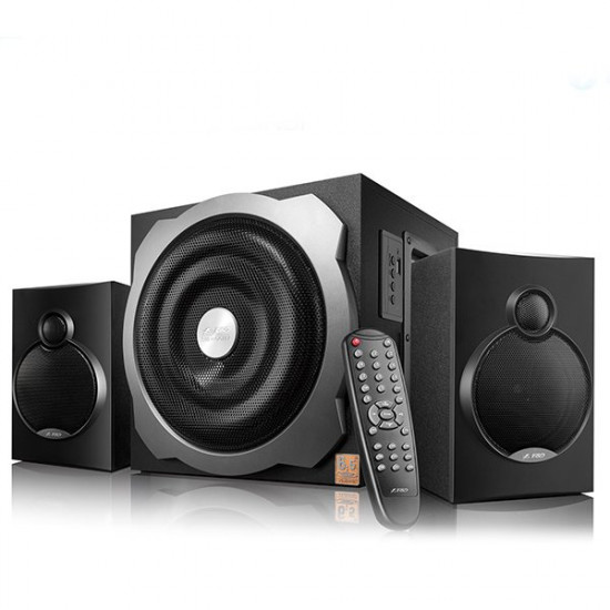 Multimedia Bluetooth Speakers F&D A521X Bluetooth 4.0 (2.1 Channel Surround, 16Wx2+20W (RMS), 120Hz-20kHz, Subwoofer: 20Hz-120Hz, USB reader, Wooden, Black) Multimedia Bluetooth Speakers F&D A521X Bluetooth 4.0 (2.1 Channel Surround, 16Wx2+20W (RMS), 120Hz-20kHz, Subwoofer: 20Hz-120Hz, USB reader, Wooden, Black)