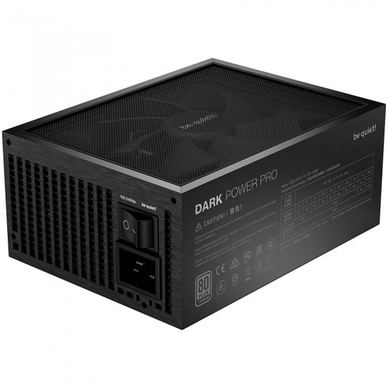 be quiet! DARK POWER 12 1000W, 80 PLUS Titanium, Silent Wings, full-mesh PSU front, Modular cable management, 10-year warranty be quiet! DARK POWER 12 1000W, 80 PLUS Titanium, Silent Wings, full-mesh PSU front, Modular cable management, 10-year warranty