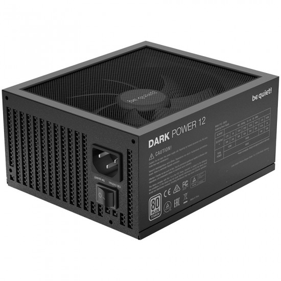be quiet! DARK POWER 12 850W, 80 PLUS Titanium, Silent Wings, full-mesh PSU front, Modular cable management, 10-year warranty be quiet! DARK POWER 12 850W, 80 PLUS Titanium, Silent Wings, full-mesh PSU front, Modular cable management, 10-year warranty