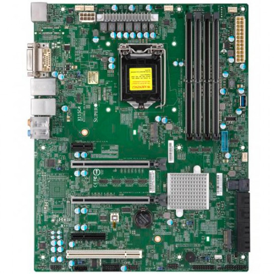Supermicro mainboard server X11SCA-Bulk Single Socket H4 (LGA 1151), 1x LAN with Intel Ethernet Controller I210-ATSingle LAN with Intel PHY I219LM LAN controller, 1 PCI-E 3.0 x4, 1 PCI-E 3.0 x1, 2 PCI-Ex16 slots Supermicro mainboard server X11SCA-Bulk Single Socket H4 (LGA 1151), 1x LAN with Intel Ethernet Controller I210-ATSingle LAN with Intel PHY I219LM LAN controller, 1 PCI-E 3.0 x4, 1 PCI-E 3.0 x1, 2 PCI-Ex16 slots