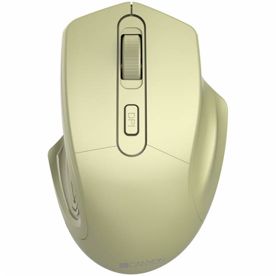 CANYON 2.4GHz Wireless Optical Mouse with 4 buttons, DPI 800/1200/1600, Golden, 115*77*38mm, 0.064kg CANYON 2.4GHz Wireless Optical Mouse with 4 buttons, DPI 800/1200/1600, Golden, 115*77*38mm, 0.064kg