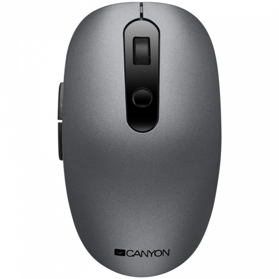 Canyon 2 in 1 Wireless optical mouse with 6 buttons, DPI 800/1000/1200/1500, 2 mode(BT/ 2.4GHz), Battery AA*1pcs, Grey, 65.4*112.25*32.3mm, 0.092kg Canyon 2 in 1 Wireless optical mouse with 6 buttons, DPI 800/1000/1200/1500, 2 mode(BT/ 2.4GHz), Battery AA*1pcs, Grey, 65.4*112.25*32.3mm, 0.092kg