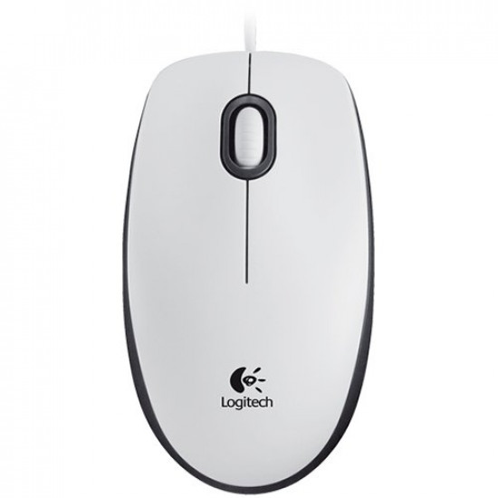 LOGITECH Corded Mouse M100 - EMEA - WHITE