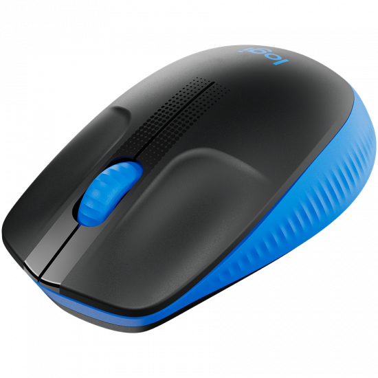 LOGITECH M190 Full-size wireless mouse - BLUE - 2.4GHZ - EMEA - M190