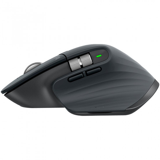 LOGITECH MX Master 3 Advanced Wireless Mouse - GRAPHITE - 2.4GHZ/BT LOGITECH MX Master 3 Advanced Wireless Mouse - GRAPHITE - 2.4GHZ/BT