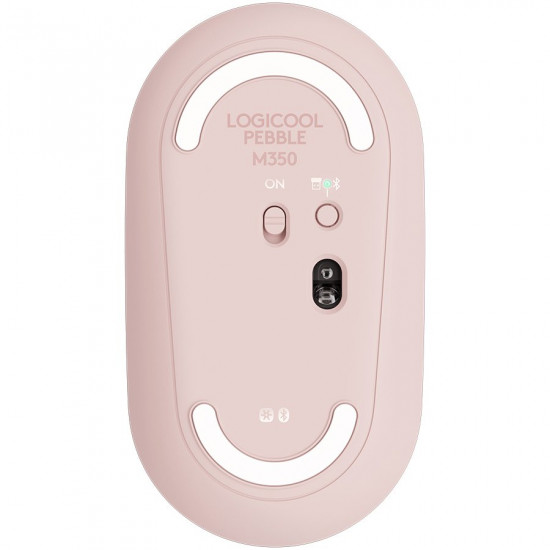 LOGITECH Pebble M350 Wireless and Bluetooth Mouse – ROSE LOGITECH Pebble M350 Wireless and Bluetooth Mouse – ROSE