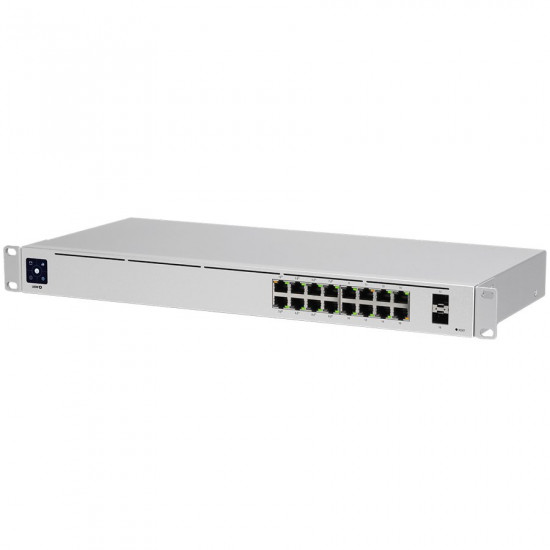 USW-16-PoE 16 RJ45 ports with 2 SFP ports USW-16-PoE 16 RJ45 ports with 2 SFP ports