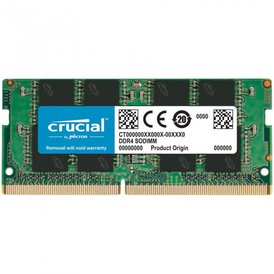 Памет CRUCIAL 8GB DDR4-2666 SODIMM CL19 (4Gbit/8Gbit/16Gbit) Памет CRUCIAL 8GB DDR4-2666 SODIMM CL19 (4Gbit/8Gbit/16Gbit)