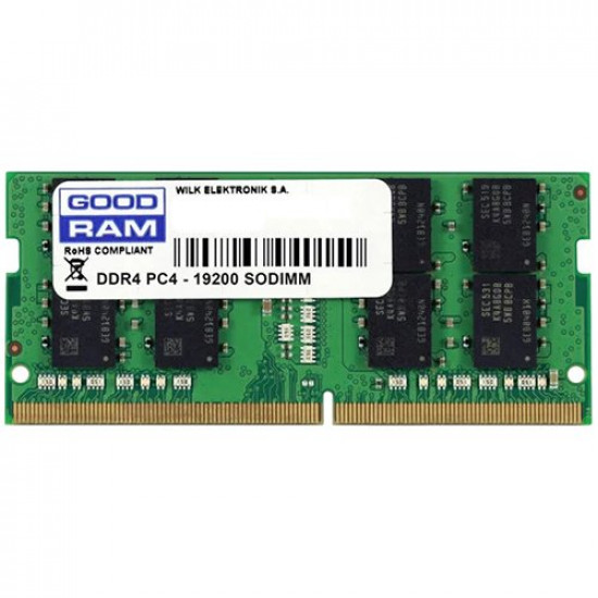 Памет GOODRAM SODIMM DDR4 16GB PC4-21300 (2666MHz) CL19 Памет GOODRAM SODIMM DDR4 16GB PC4-21300 (2666MHz) CL19