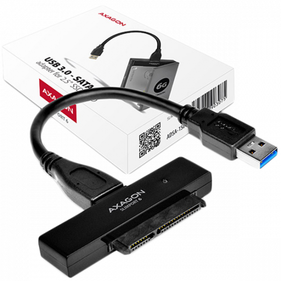 AXAGON ADSA-1S USB2.0 - SATA HDD External Adapter Incl. 2.5" Case AXAGON ADSA-1S USB2.0 - SATA HDD External Adapter Incl. 2.5" Case