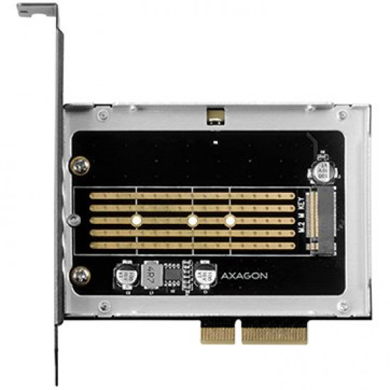 AXAGON PCEM2-NC PCI-E 3.0 4x - M.2 SSD NVMe, up to 80mm SSD + passive cooler AXAGON PCEM2-NC PCI-E 3.0 4x - M.2 SSD NVMe, up to 80mm SSD + passive cooler