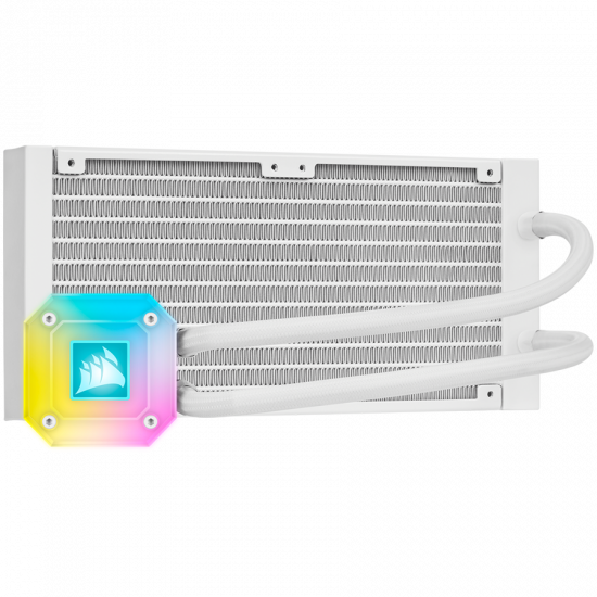 CORSAIR iCUE H100i ELITE CAPELLIX WHITE, 240mm Radiator, Liquid CPU Cooler CORSAIR iCUE H100i ELITE CAPELLIX WHITE, 240mm Radiator, Liquid CPU Cooler