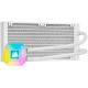 CORSAIR iCUE H100i ELITE CAPELLIX WHITE, 240mm Radiator, Liquid CPU Cooler CORSAIR iCUE H100i ELITE CAPELLIX WHITE, 240mm Radiator, Liquid CPU Cooler
