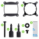 EVGA CLC 120mm All-In-One CPU Liquid Cooler, 1x 120mm Fan, Intel Socket LGA20XX/1200/115X/1366, 5 Year Warranty