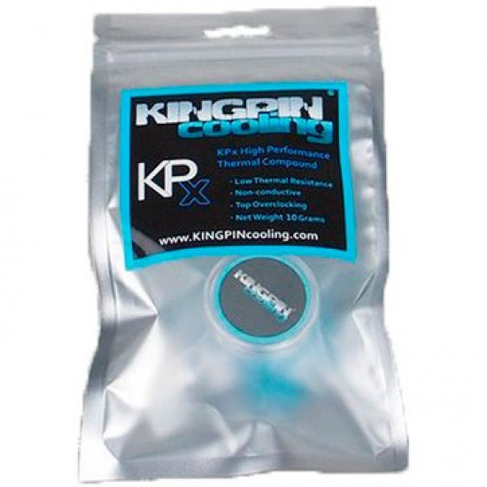 K|INGP|N (Kingpin) Cooling, KPx, 10 Grams syringe, 18 w/mk High Performance Thermal Compound K|INGP|N (Kingpin) Cooling, KPx, 10 Grams syringe, 18 w/mk High Performance Thermal Compound