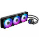 MSI MAG CORELIQUID 360R, AIO ARGB CPU Liquid Cooler, 360mm Radiator - Triple 120mm RGB PWM Fans, Intel 1150/1151/1155/1156/1200/1366/2011/2011-3/2066; AMD AM4/FM2+/FM2/FM1/AM3+/AM3/AM2+/AM2/TR4/sTRX4/SP3, 500~2000 RPM, 394x120x27mm, Aluminum Radiator MSI MAG CORELIQUID 360R, AIO ARGB CPU Liquid Cooler, 360mm Radiator - Triple 120mm RGB PWM Fans, Intel 1150/1151/1155/1156/1200/1366/2011/2011-3/2066; AMD AM4/FM2+/FM2/FM1/AM3+/AM3/AM2+/AM2/TR4/sTRX4/SP3, 500~2000 RPM, 394x120x27mm, Aluminum Radiator