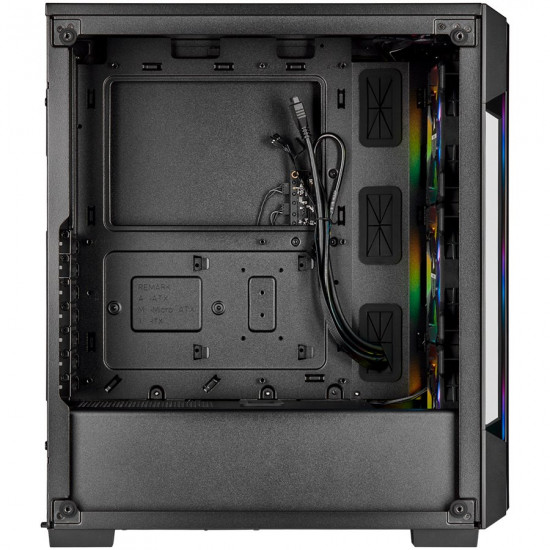 CORSAIR iCUE 220T RGB Tempered Glass Mid-Tower Smart Case — Black