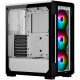 CORSAIR iCUE 220T RGB Tempered Glass Mid-Tower Smart Case — White CORSAIR iCUE 220T RGB Tempered Glass Mid-Tower Smart Case — White