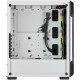 CORSAIR iCUE 220T RGB Tempered Glass Mid-Tower Smart Case — White CORSAIR iCUE 220T RGB Tempered Glass Mid-Tower Smart Case — White