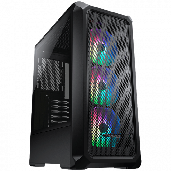COUGAR Archon 2 Mesh RGB (Black), Mid Tower, Mini ITX / Micro ATX / ATX, USB 3.0 x 2, USB 2.0 x 1, Mic x 1 / Audio x 1, RGB Button, 3mm Tempered Glass COUGAR Archon 2 Mesh RGB (Black), Mid Tower, Mini ITX / Micro ATX / ATX, USB 3.0 x 2, USB 2.0 x 1, Mic x 1 / Audio x 1, RGB Button, 3mm Tempered Glass