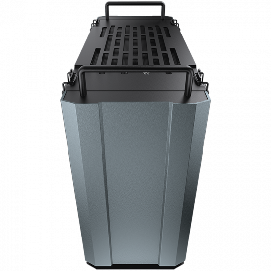 COUGAR DUST 2 - Iron Gray, Small Form Factor PC Case, Mini ITX, 	Type C 3.1 x1, USB3.0 x1, 4 Pole Headset Audio Jack x1, Reset Button, Sturdy and Solid Aluminum Panels, Independent Ventilation Zones, 175 x 335 x 403 (mm)