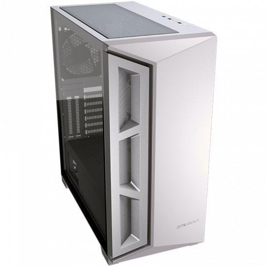 COUGAR Dark Blader X5 White, Mid-Tower, Mini ITX / Micro ATX / ATX / CEB / E-ATX, 220 x 486 x 468 (mm), USB 3.0 x 1, USB 2.0 x 2, Mic x 1 / Audio x 1, Reset Button, Transparent Left Panel, 120mm x 1 (Black Rear fan x 1 pre-installed) COUGAR Dark Blader X5 White, Mid-Tower, Mini ITX / Micro ATX / ATX / CEB / E-ATX, 220 x 486 x 468 (mm), USB 3.0 x 1, USB 2.0 x 2, Mic x 1 / Audio x 1, Reset Button, Transparent Left Panel, 120mm x 1 (Black Rear fan x 1 pre-installed)