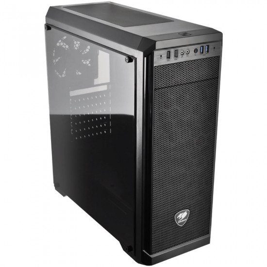 Chassis COUGAR MX330-G Mid-Tower, Mini-ITX/Micro-ATX/ATX, Max. Graphics Card Length-350mm/12.8 (Inch), Max. CPU Cooler Height-155mm/6.1 (Inch), CM, Tempered Glass, USB3.0x2/USB2.0 x2/Micx1/Audio x1, Water cooling support Chassis COUGAR MX330-G Mid-Tower, Mini-ITX/Micro-ATX/ATX, Max. Graphics Card Length-350mm/12.8 (Inch), Max. CPU Cooler Height-155mm/6.1 (Inch), CM, Tempered Glass, USB3.0x2/USB2.0 x2/Micx1/Audio x1, Water cooling support
