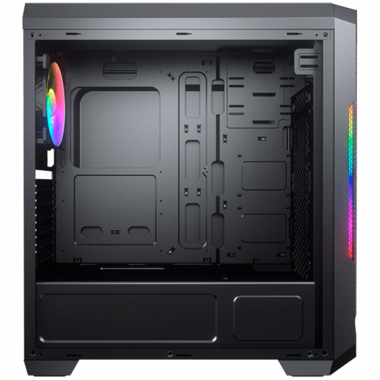 Chassis COUGAR MX331 Mesh-G, Mid Tower, MiniITX/MicroATX/ATX, 204x481x443(mm), USB 3.0 x 2, USB 2.0 x 2, Mic x 1 / Audio x 1, RGB Control Button, Mesh with ARGB strips Front Panel, 120mm x 1(ARGB fan x 1 pre-installed), 4mm Tempered Glass Left Panel Chassis COUGAR MX331 Mesh-G, Mid Tower, MiniITX/MicroATX/ATX, 204x481x443(mm), USB 3.0 x 2, USB 2.0 x 2, Mic x 1 / Audio x 1, RGB Control Button, Mesh with ARGB strips Front Panel, 120mm x 1(ARGB fan x 1 pre-installed), 4mm Tempered Glass Left Panel