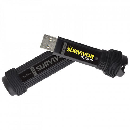 Corsair USB drive Flash Survivor Stealth USB 3.0 64GB, Military-Style Design, Plug and Play, EAN:0843591066389 Corsair USB drive Flash Survivor Stealth USB 3.0 64GB, Military-Style Design, Plug and Play, EAN:0843591066389