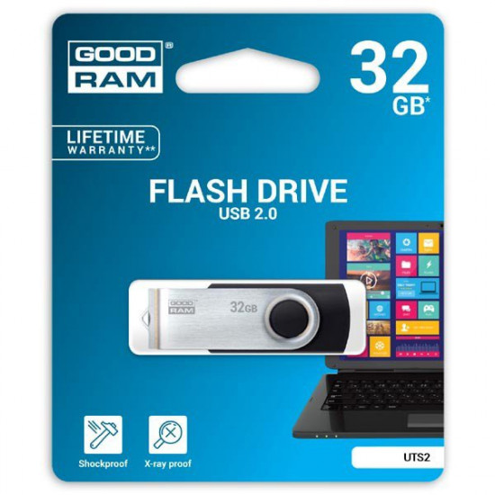GOODRAM 32GB UTS2 BLACK USB 2.0 GOODRAM 32GB UTS2 BLACK USB 2.0