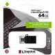 Kingston 64GB DT MicroDuo 3 Gen2 + microUSB (Android/OTG), EAN: 740617306606 Kingston 64GB DT MicroDuo 3 Gen2 + microUSB (Android/OTG), EAN: 740617306606