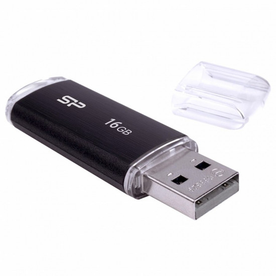 SILICON POWER (USB Flash Drive) UFD 2.0, Ultima U02 16GB, BLACK SILICON POWER (USB Flash Drive) UFD 2.0, Ultima U02 16GB, BLACK