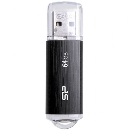 SILICON POWER (USB Flash Drive) UFD 2.0, Ultima U02, 64GB, BLACK SILICON POWER (USB Flash Drive) UFD 2.0, Ultima U02, 64GB, BLACK